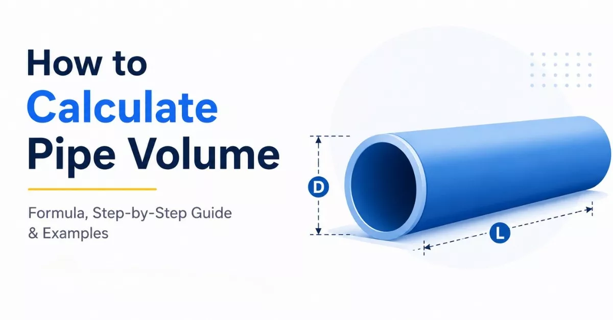 How to Calculate Pipe Volume